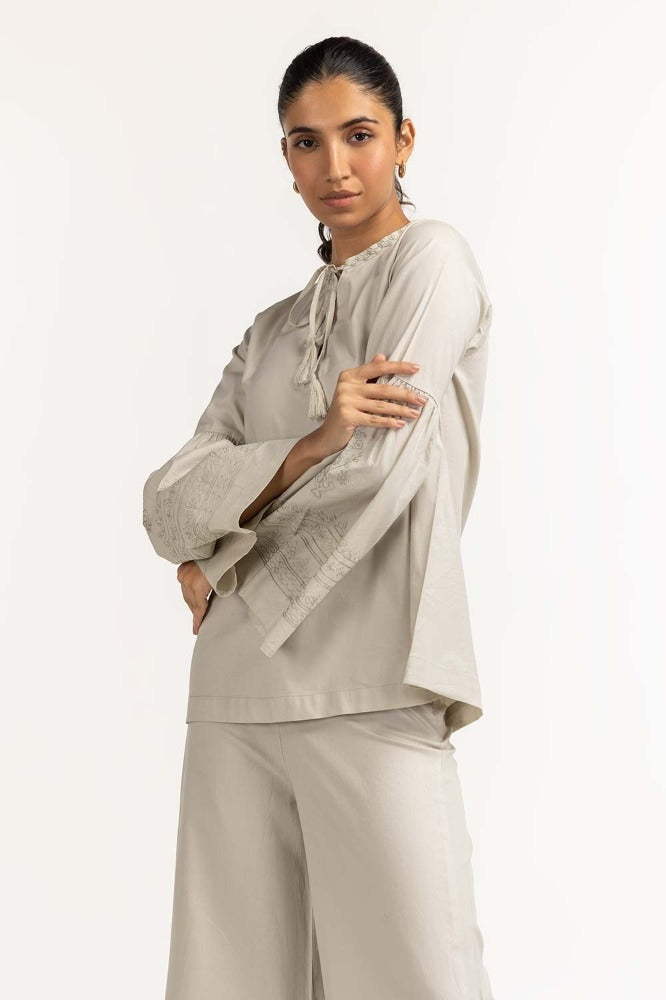 Light Green Basic Blouse