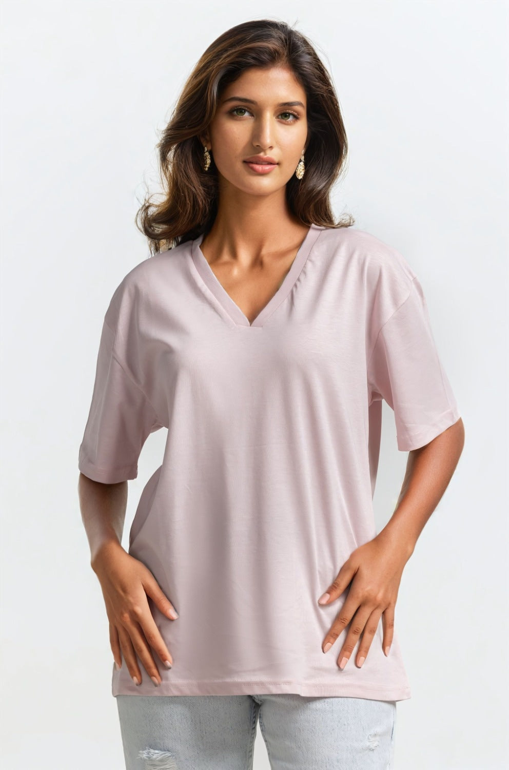 Light Pink Basic Top