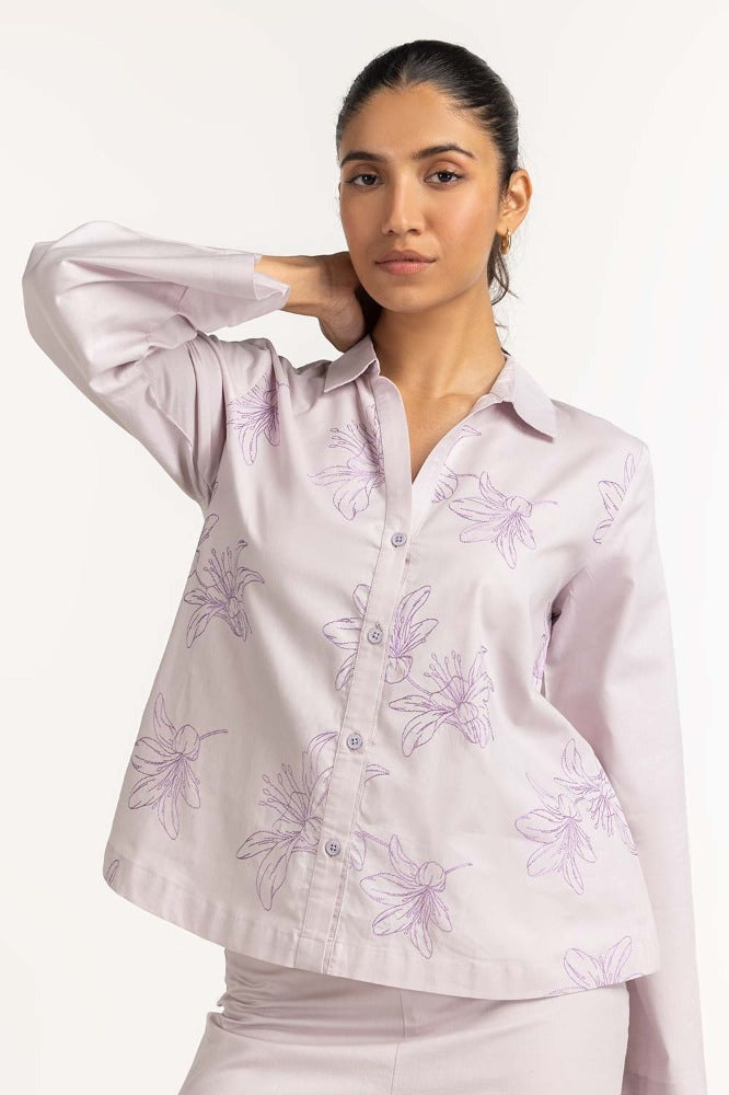 Lilac Basic Blouse