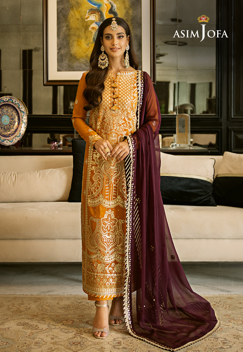 AJRN-09 EMBROIDERED COTTON SILK 3 PCS