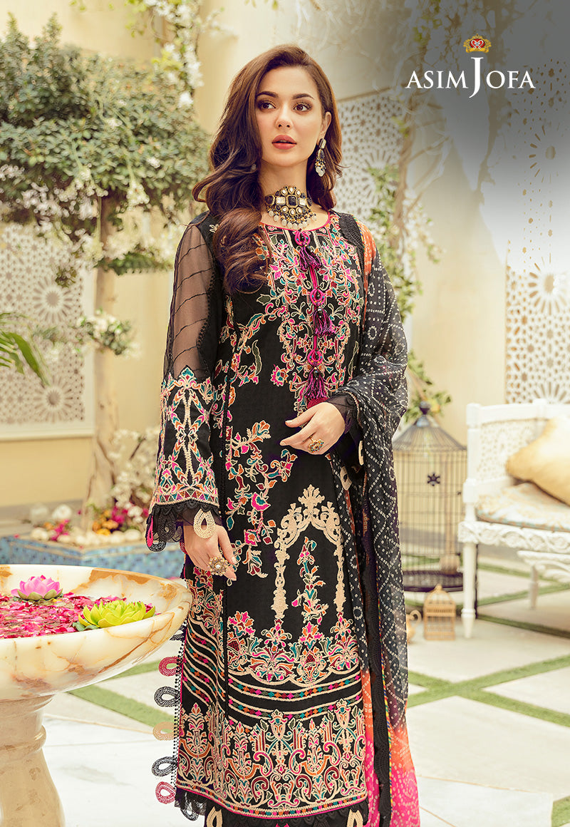 AJRL-06 EMBROIDERED SELF JACQUARD LAWN 3 PCS