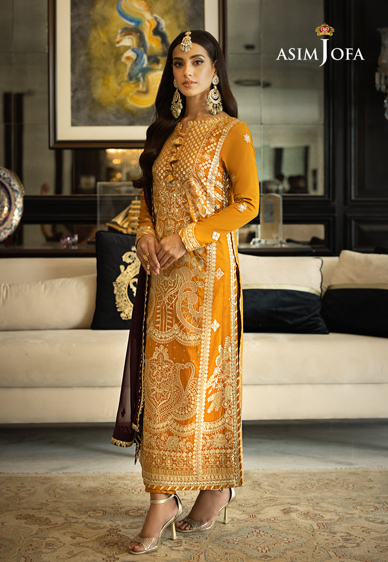 AJRN-09 EMBROIDERED COTTON SILK 3 PCS