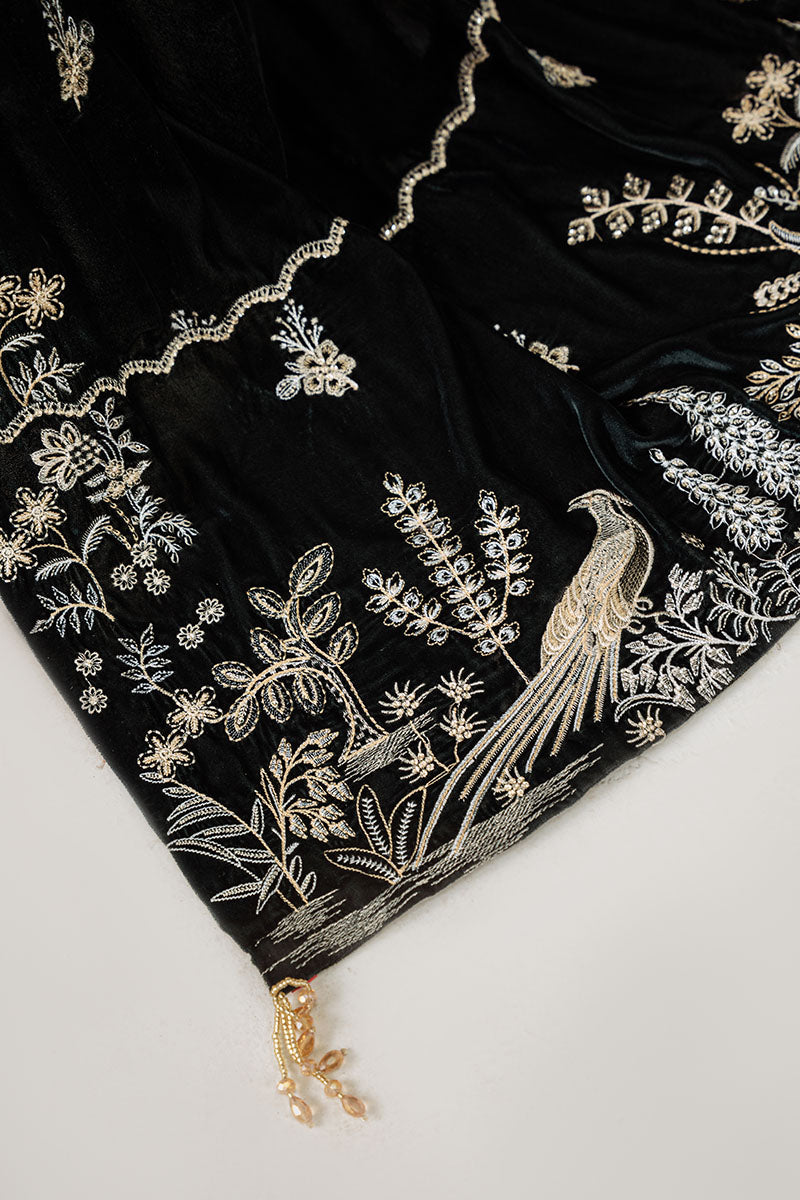 VERDANT SPELL-3PC VELVET EMBROIDERED SUIT