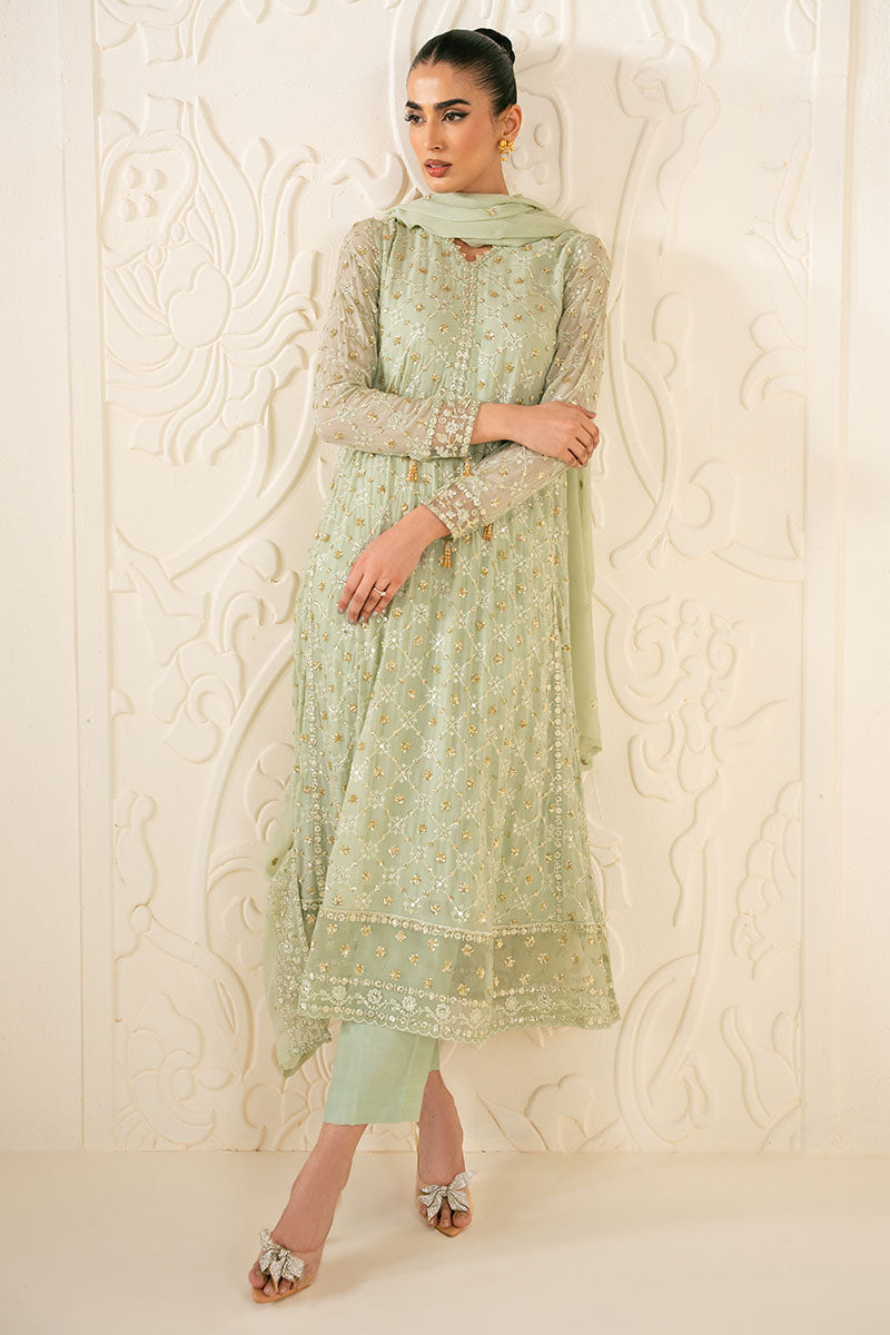 SAGE SERENITY-3PC (SHIRT, TROUSER & DUPATTA)