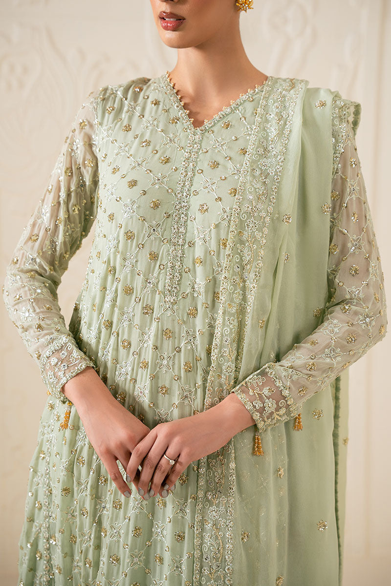SAGE SERENITY-3PC (SHIRT, TROUSER & DUPATTA)
