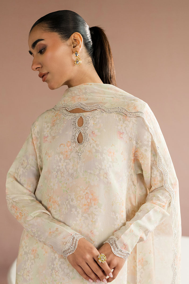 VANILLA BLOOM-2PC (SHIRT & DUPATTA)