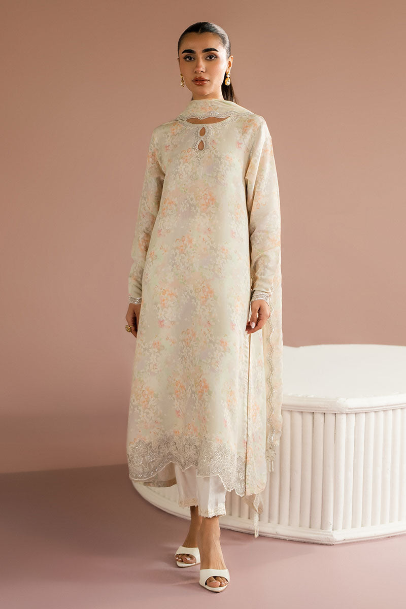 VANILLA BLOOM-2PC (SHIRT & DUPATTA)