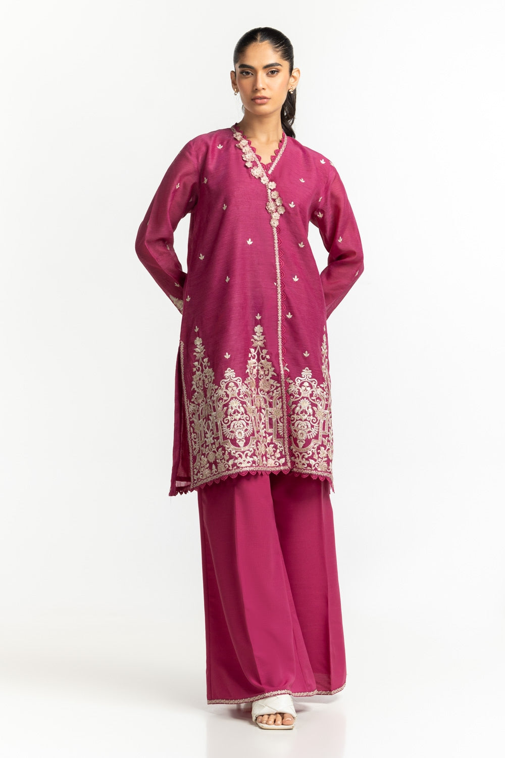 Maisuri Embroidered Shirt And Trouser