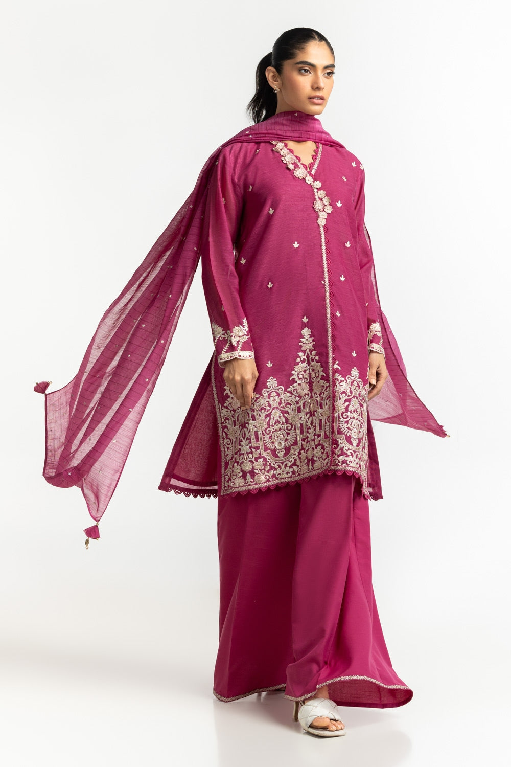 Maisuri Embroidered Shirt And Trouser