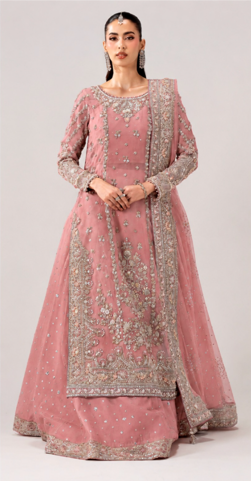 Maria B Velmira Style MC 26V1 13 Rose Pink