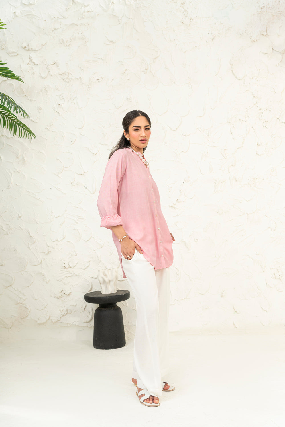 Irish Linen White Pants