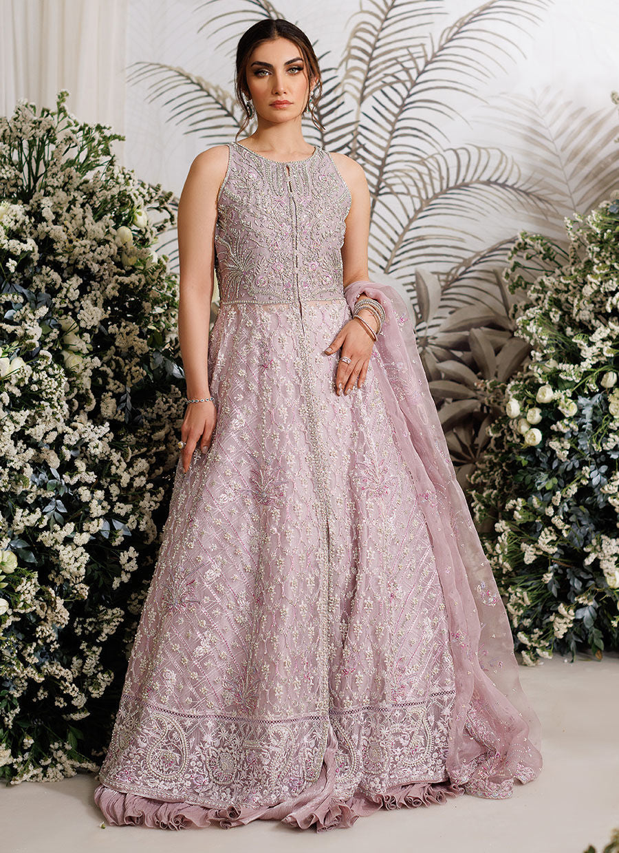 Farah Talib Aziz – Iris Mauve Kalidaar Style