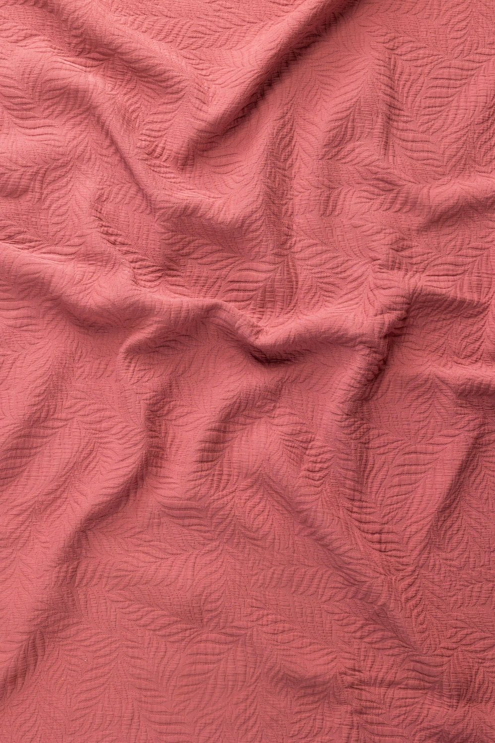 Misty Rose Matelasse Blanket