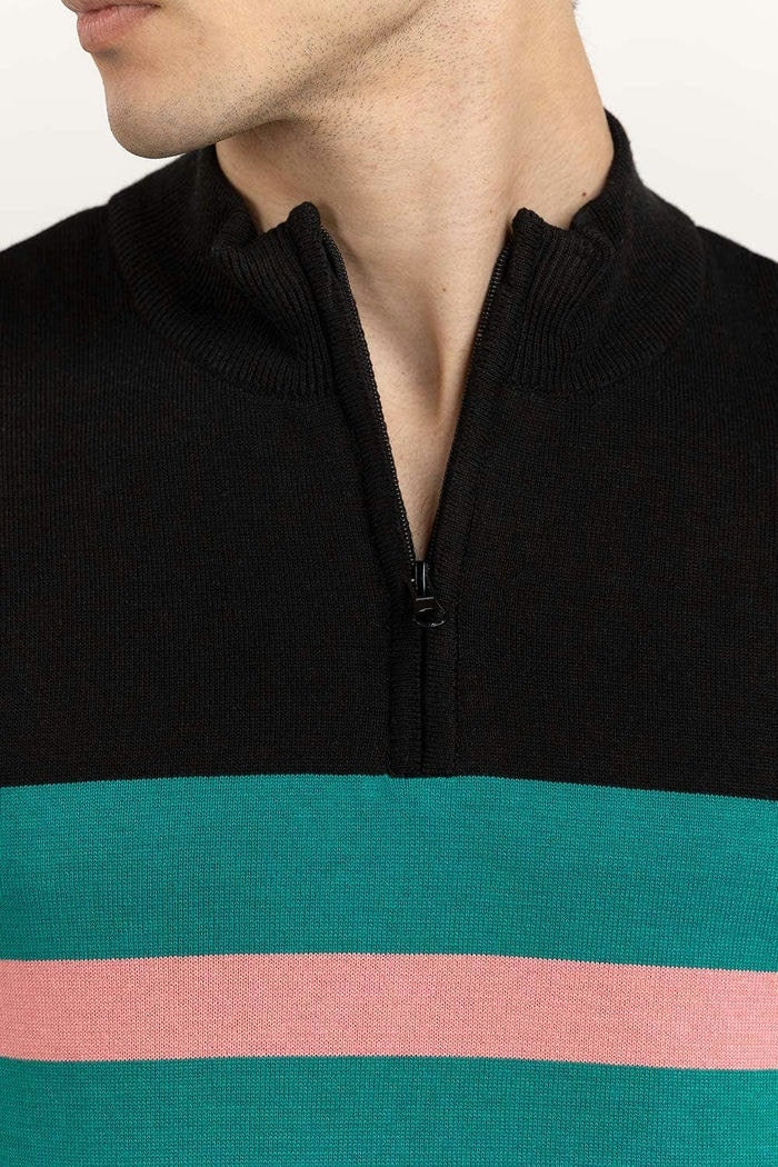 Multi Color Striped Sweater