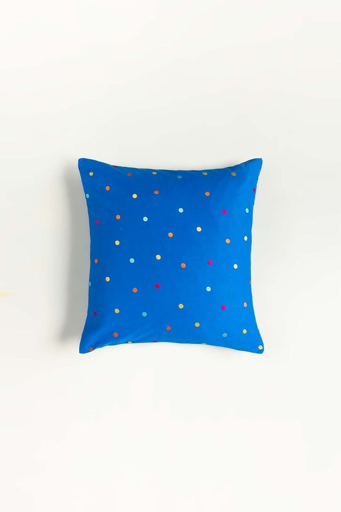 AW23-MULTI Cotton Embroidered Square Cushion Cover