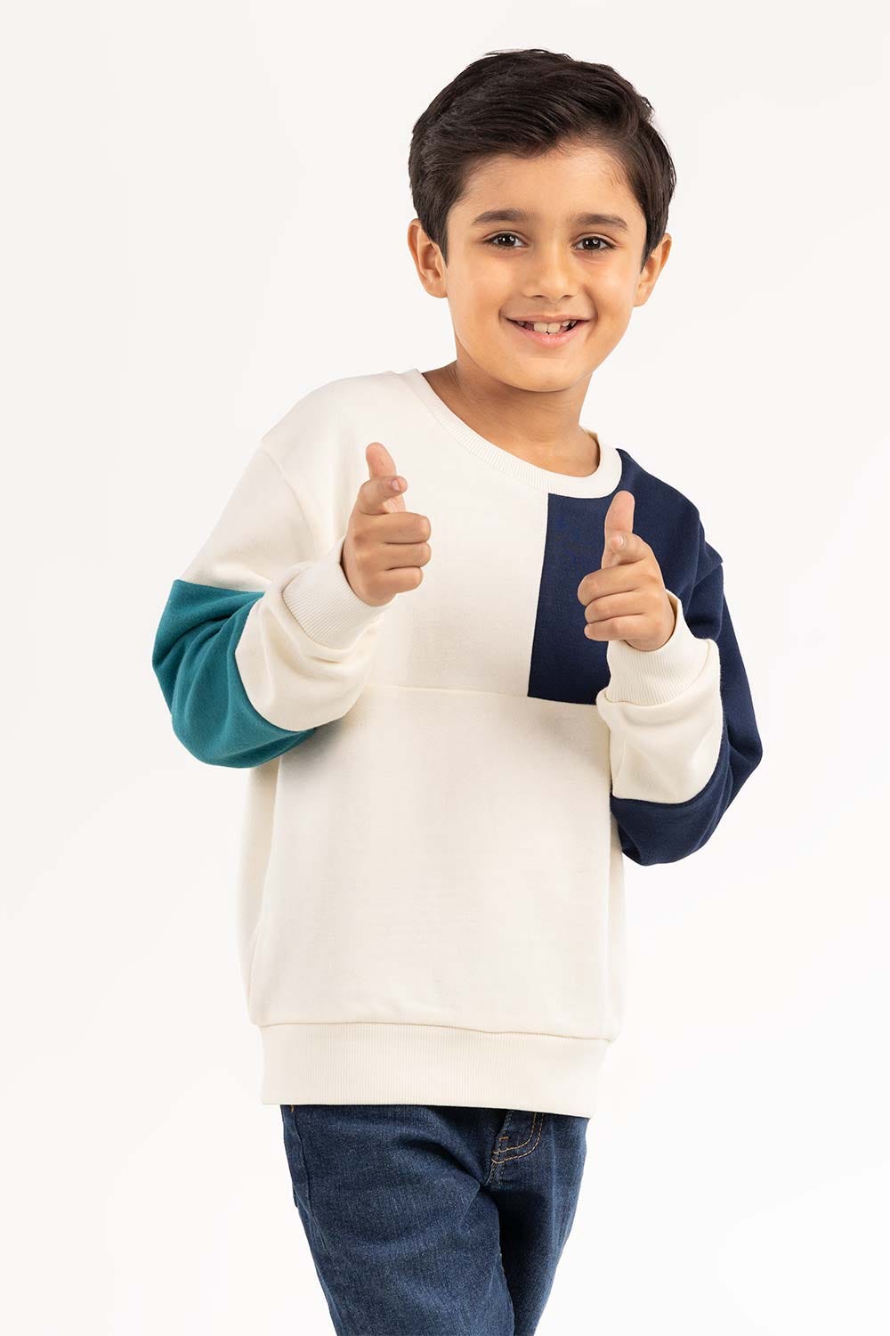 Junior Boy Multi Sweatshirt