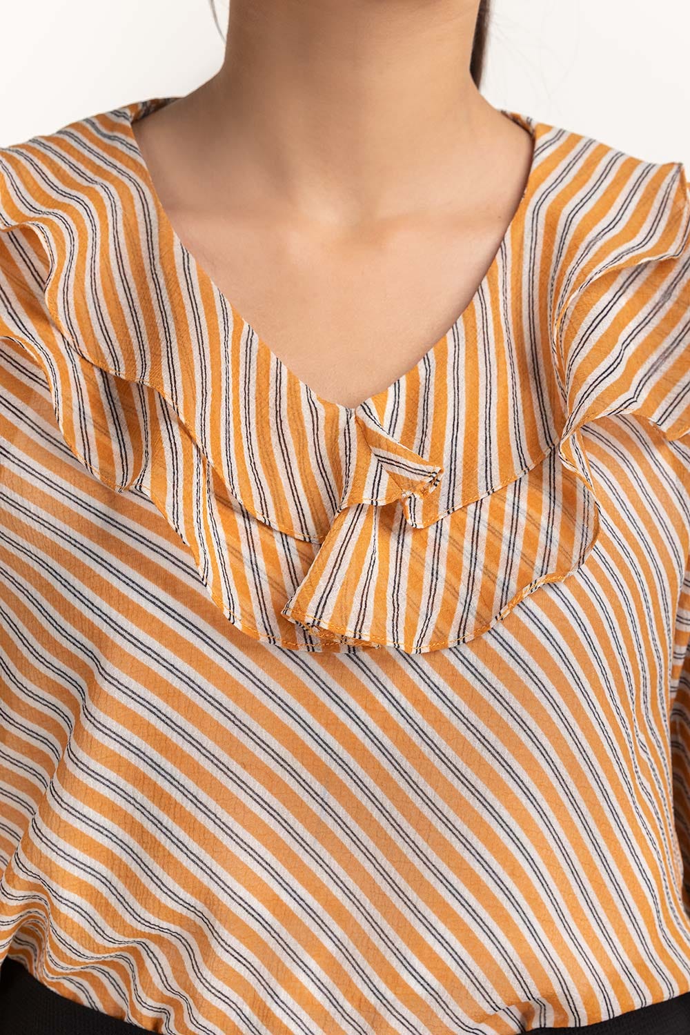 Mustard Woven Blouse