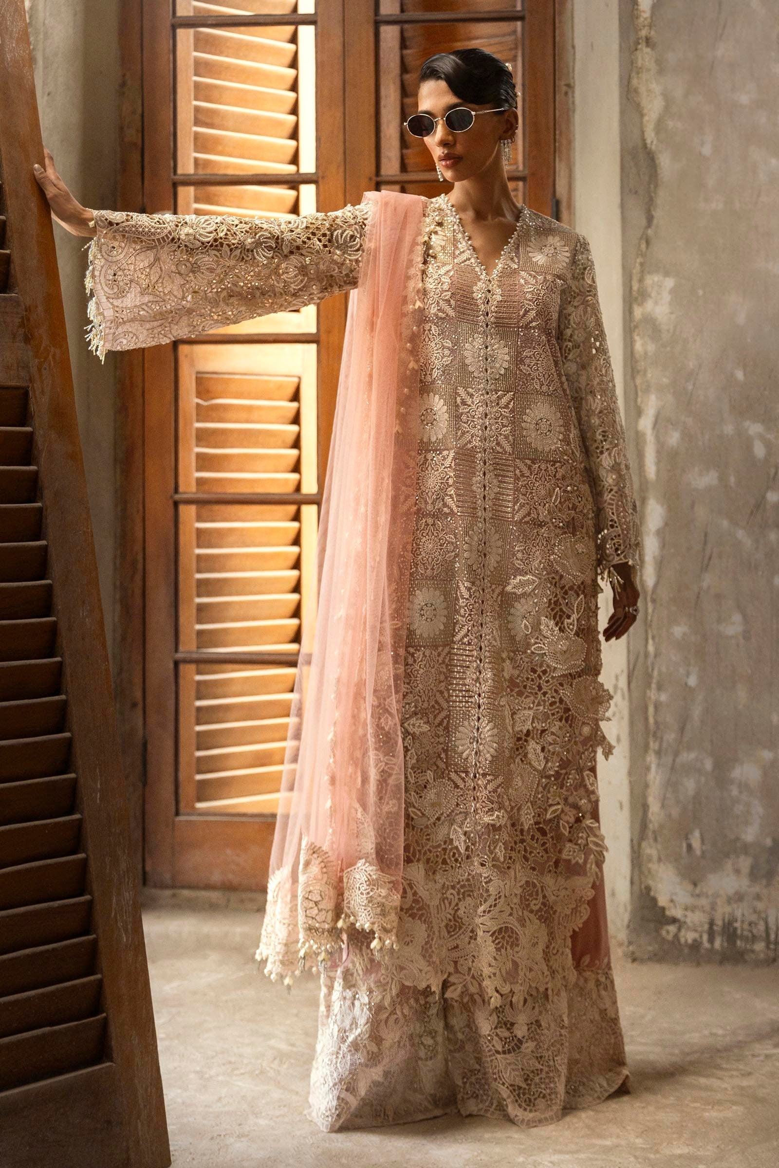 EMBROIDERED CHIFFON UF-4161