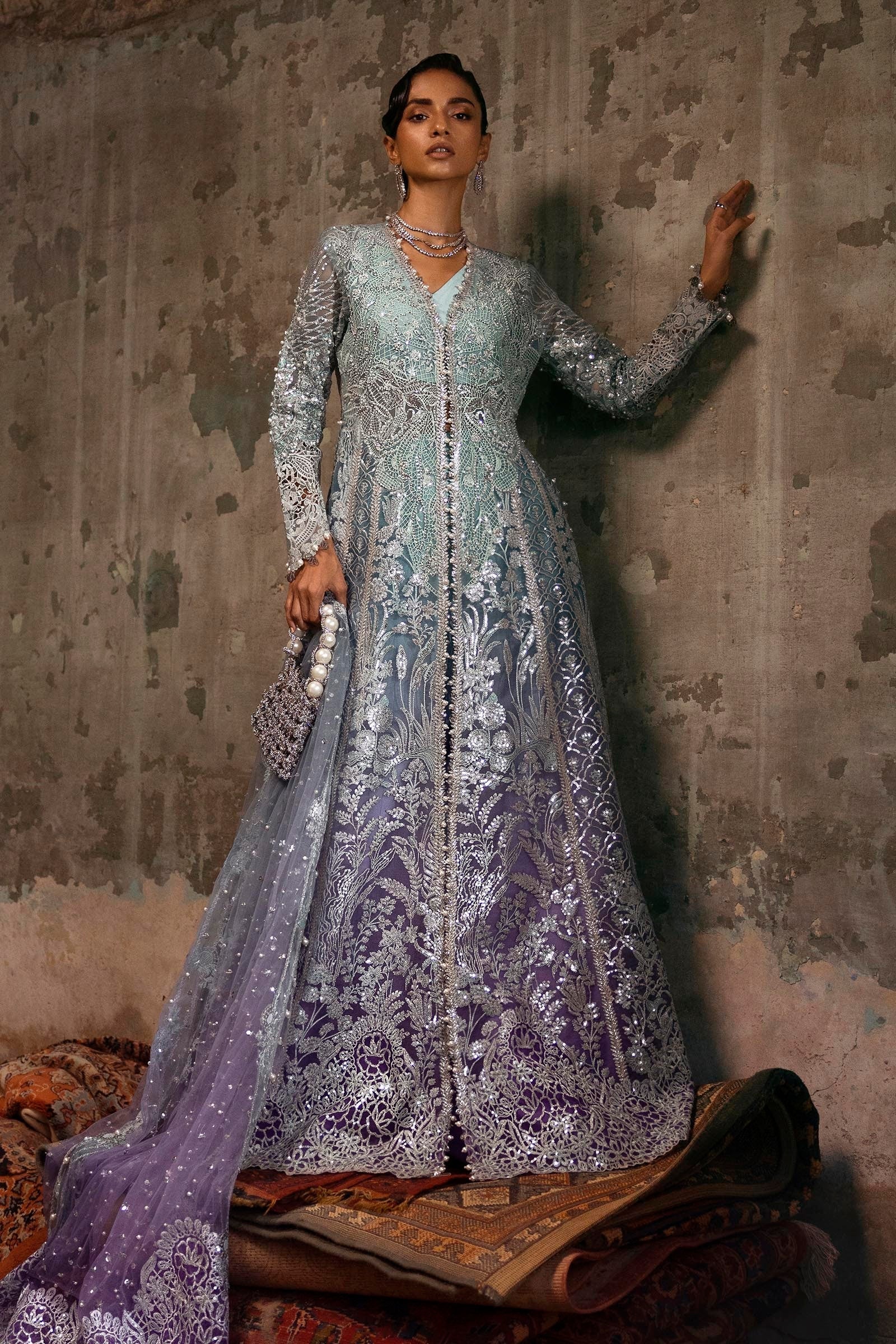 Stitched Embroidered Suit