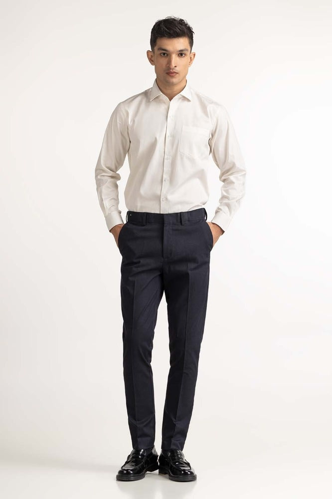 Navy Basic Formal Chino Trouser