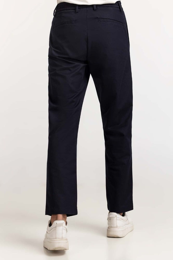 Navy Blue Basic Khaki Pant