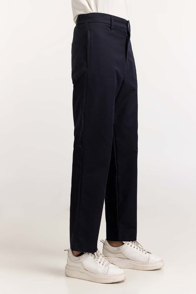 Navy Blue Basic Khaki Pant