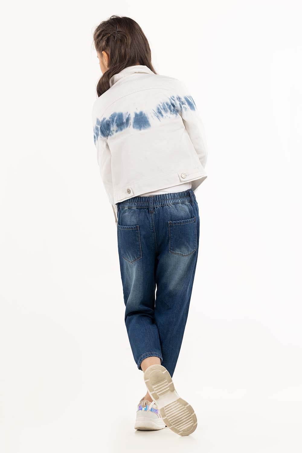 Junior Girl Non Denim Tie Dye Jacket