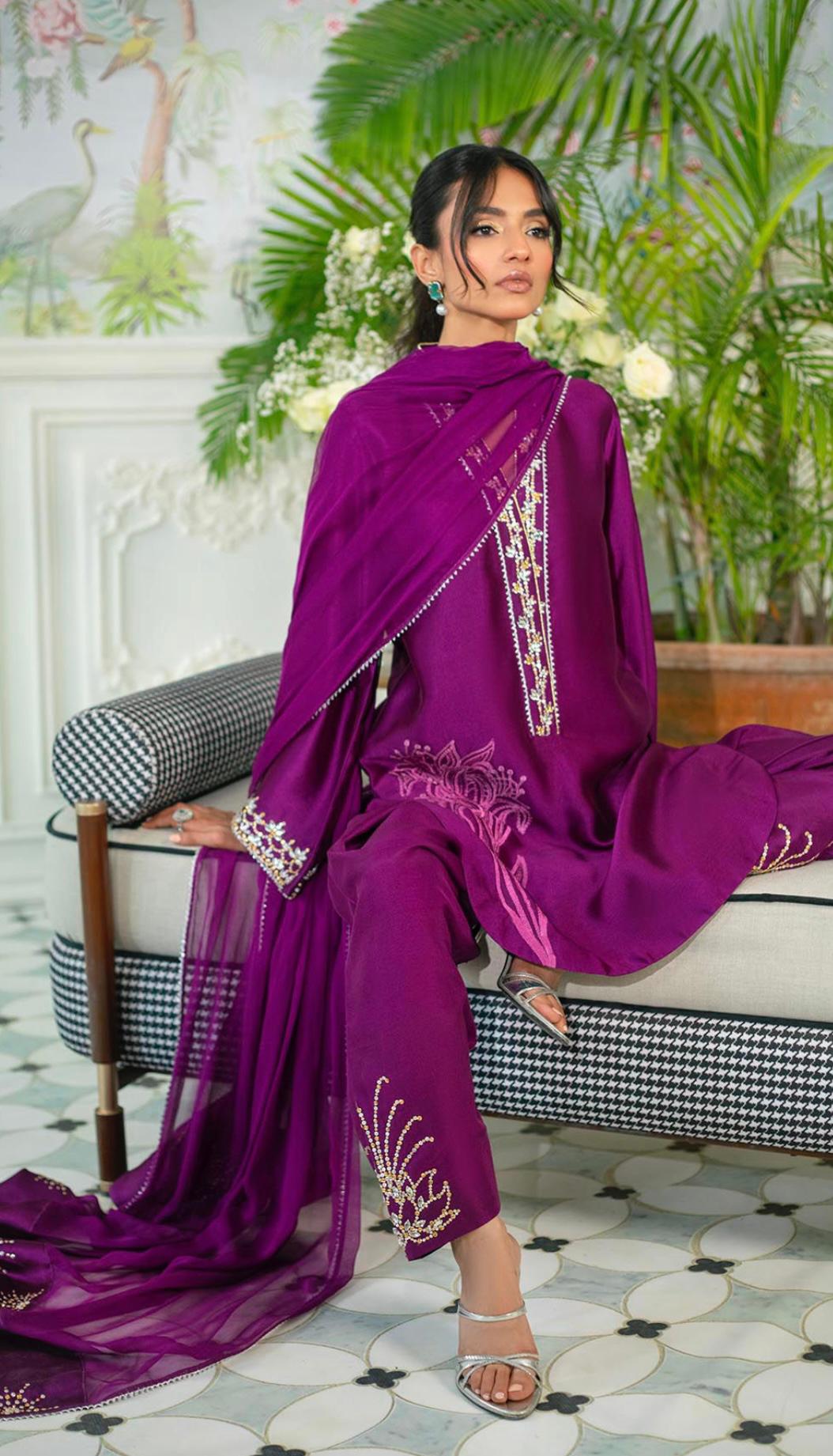 Noori Plum Eid Series’25 by Alizay Saad