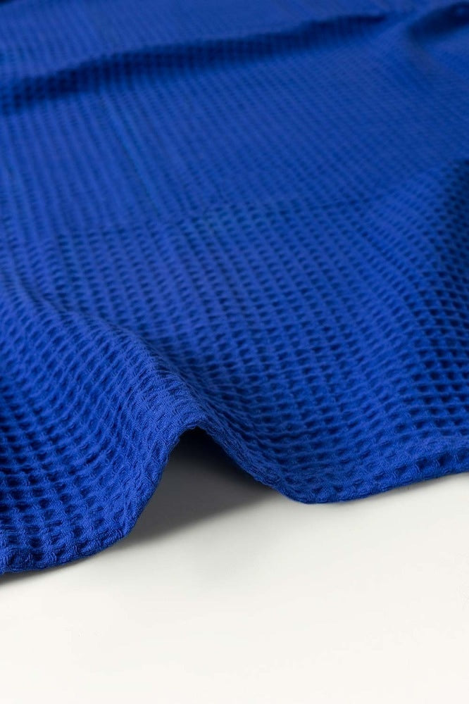 Ocean Waffle Bed Throw