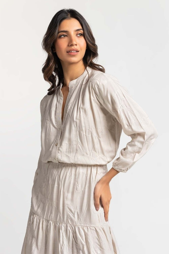 Off White Dress