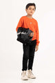 Junior Boy Orange Sweatshirt