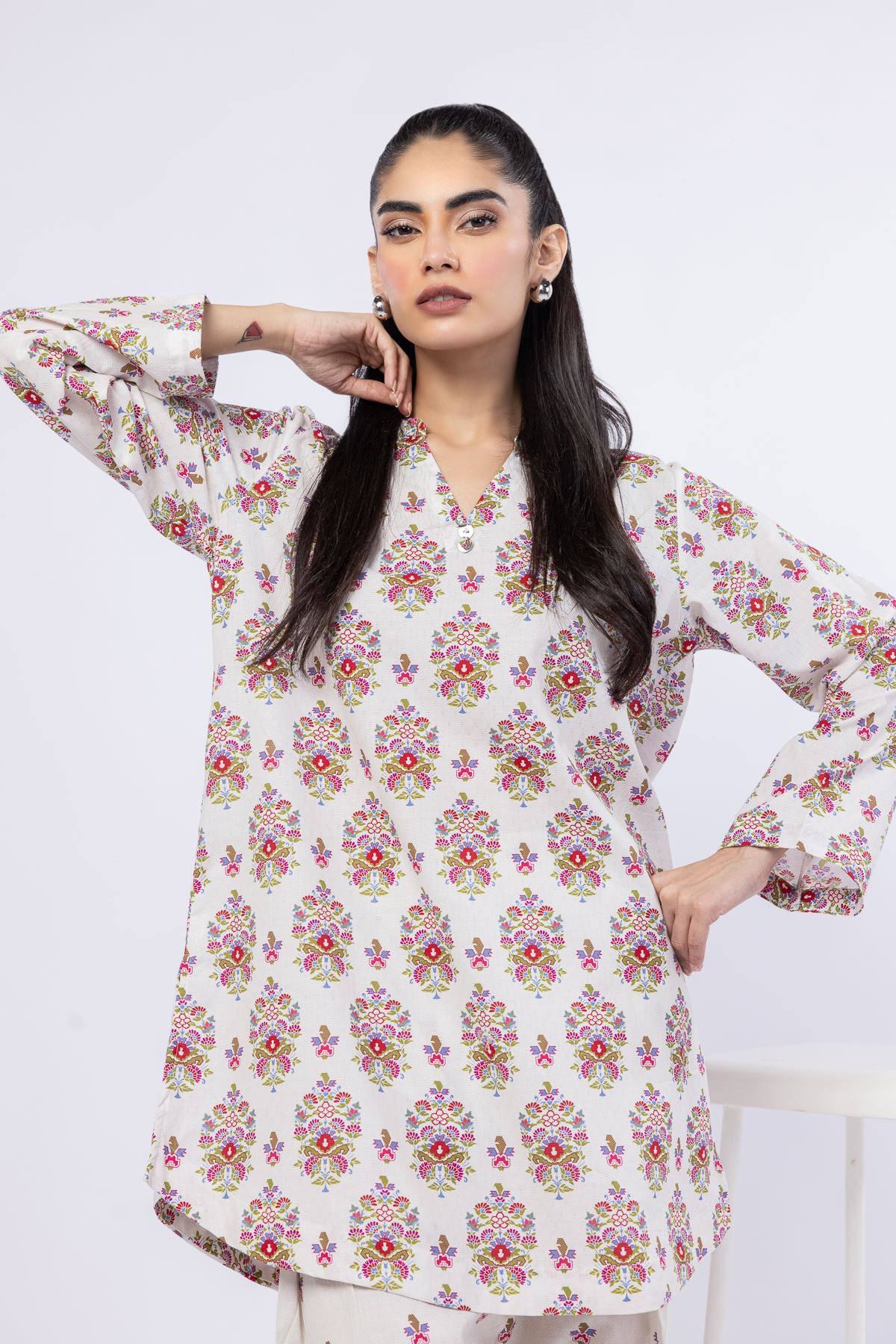 Embroidered | Cambric Kurta