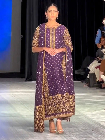 Haris Shakeel Brides – Purple Style