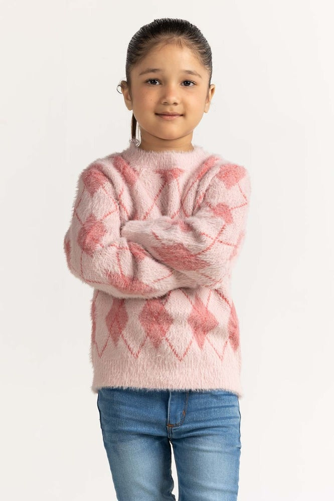 Peach Basic Sweater