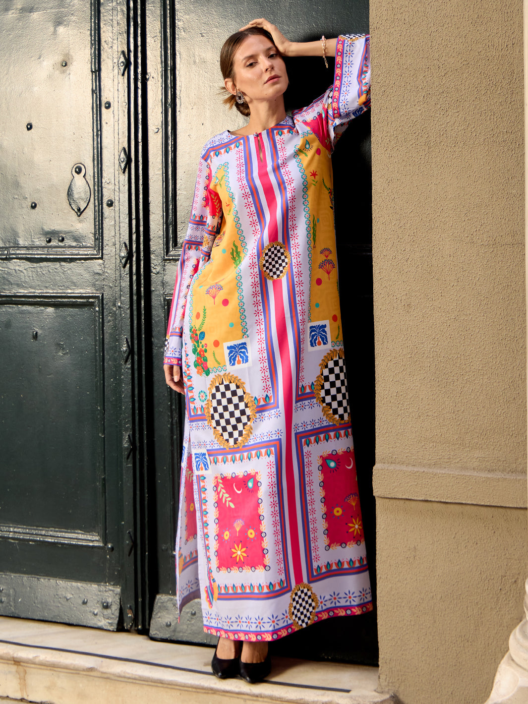 Corin - Printed Kaftan