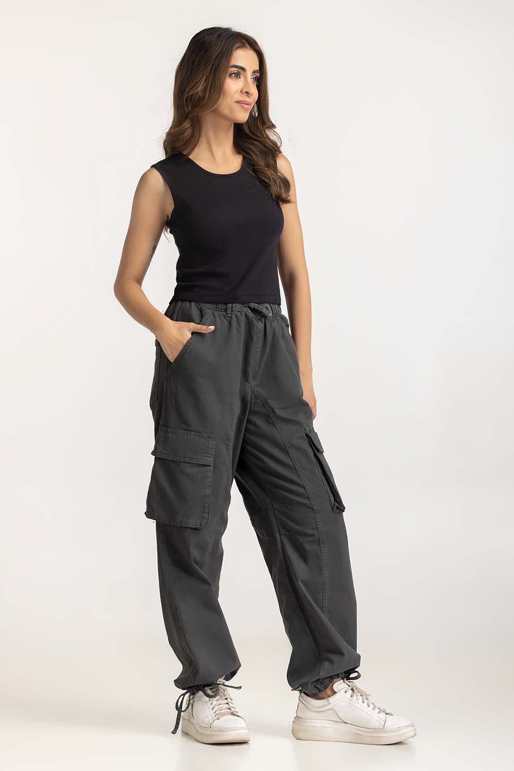 Plain Knit Sleeveless Top