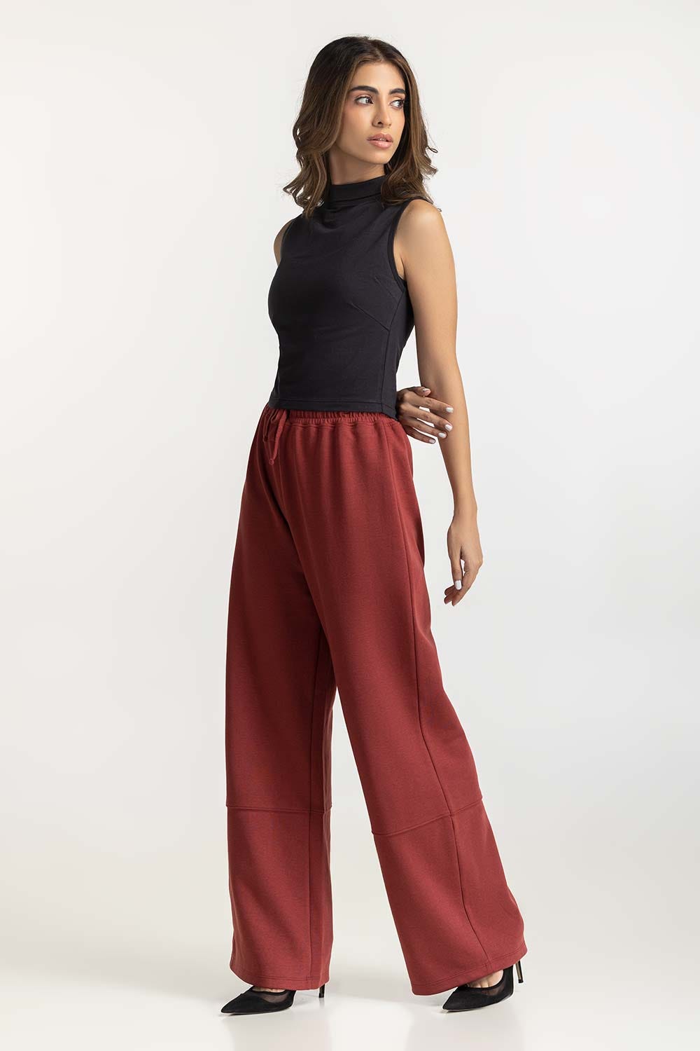 Plain Knit Sleeveless Top