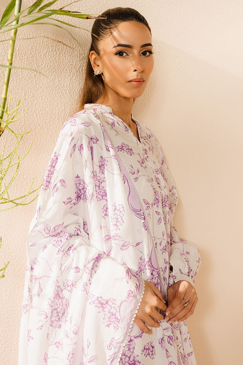 LILAC MUSE-3PC (SHIRT, TROUSER & DUPATTA)