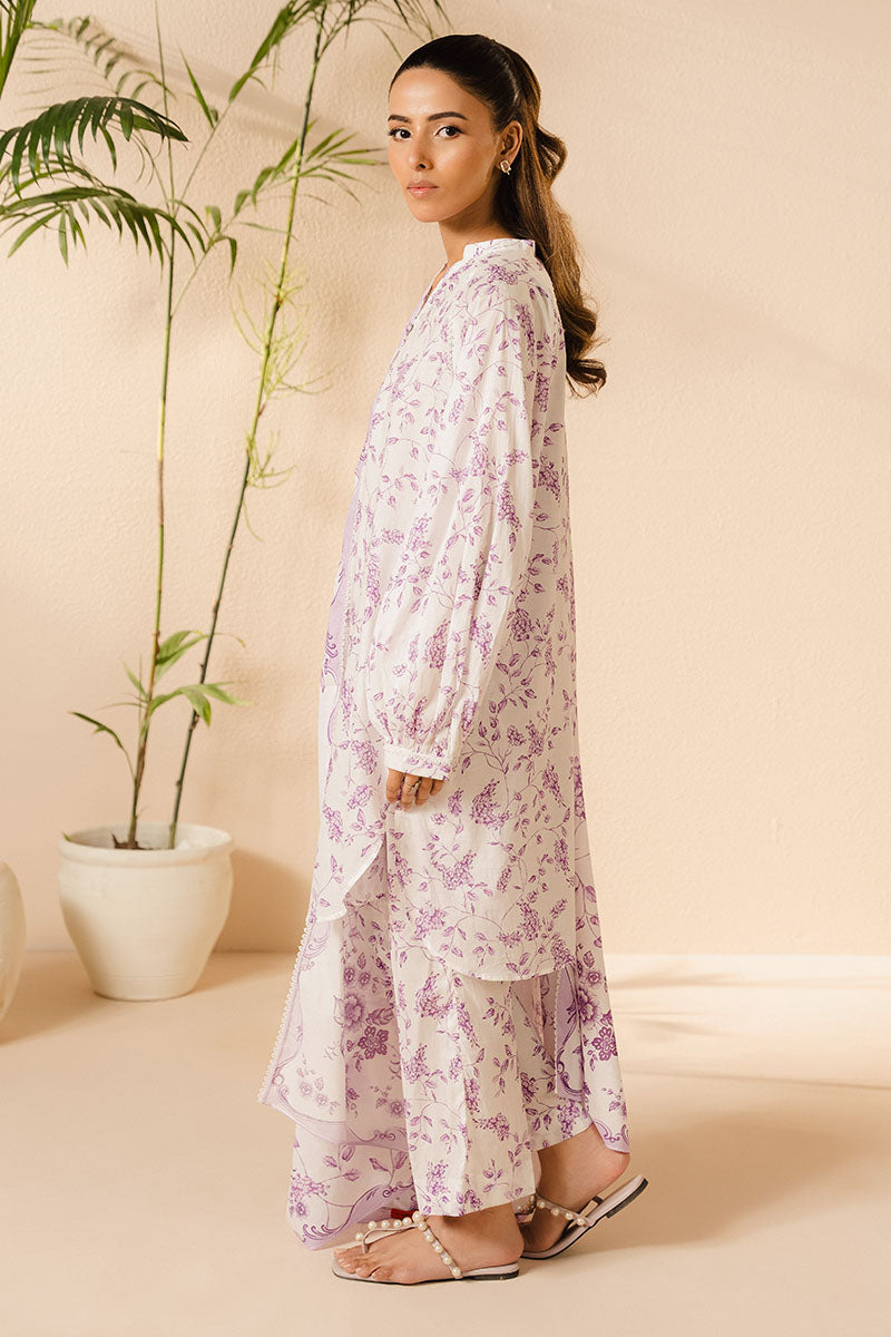 LILAC MUSE-3PC (SHIRT, TROUSER & DUPATTA)