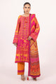 3 Piece Unstitched Printed Khaddar Suit