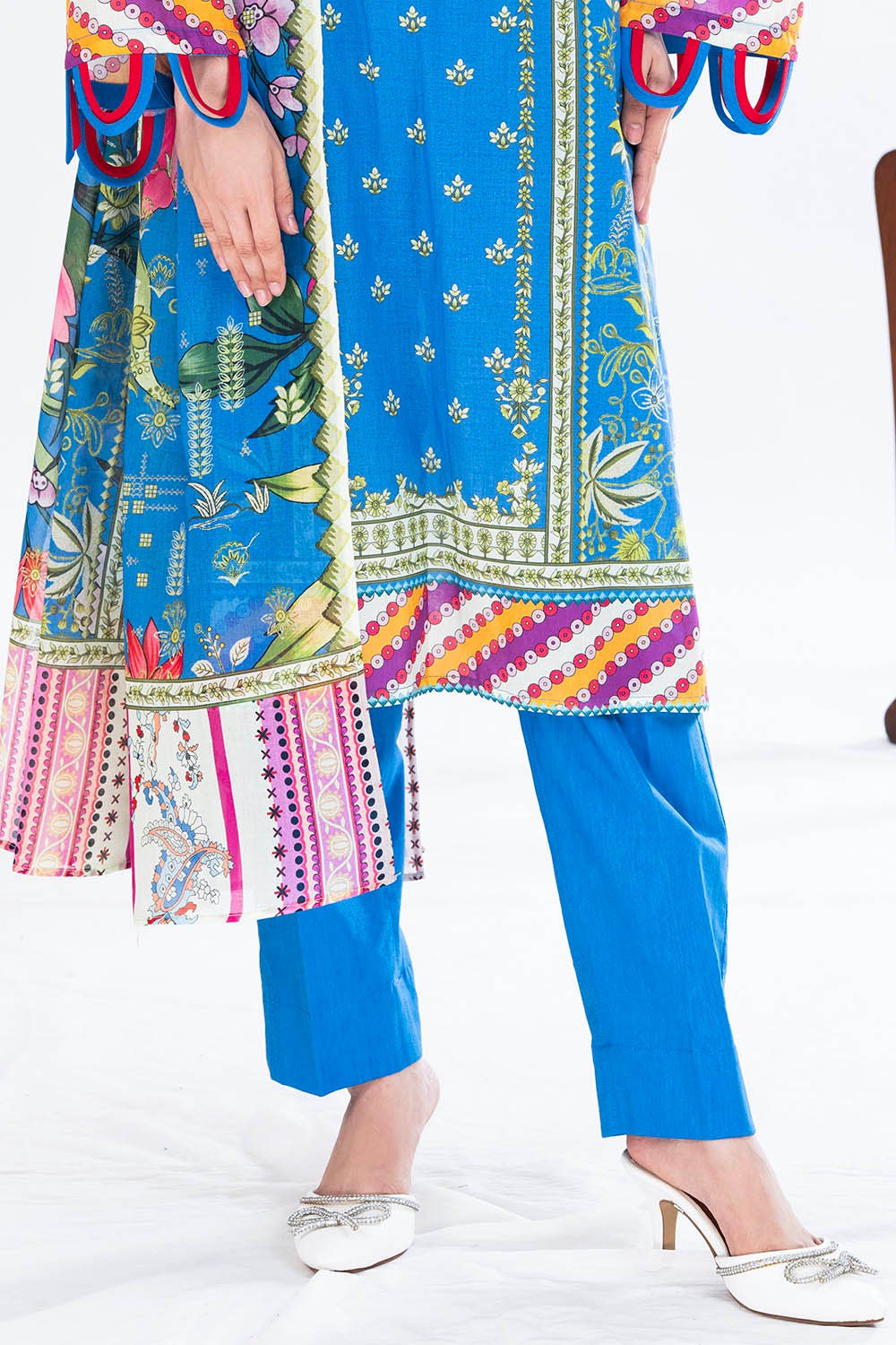 3 Piece Unstitched Printed Lawn Suit