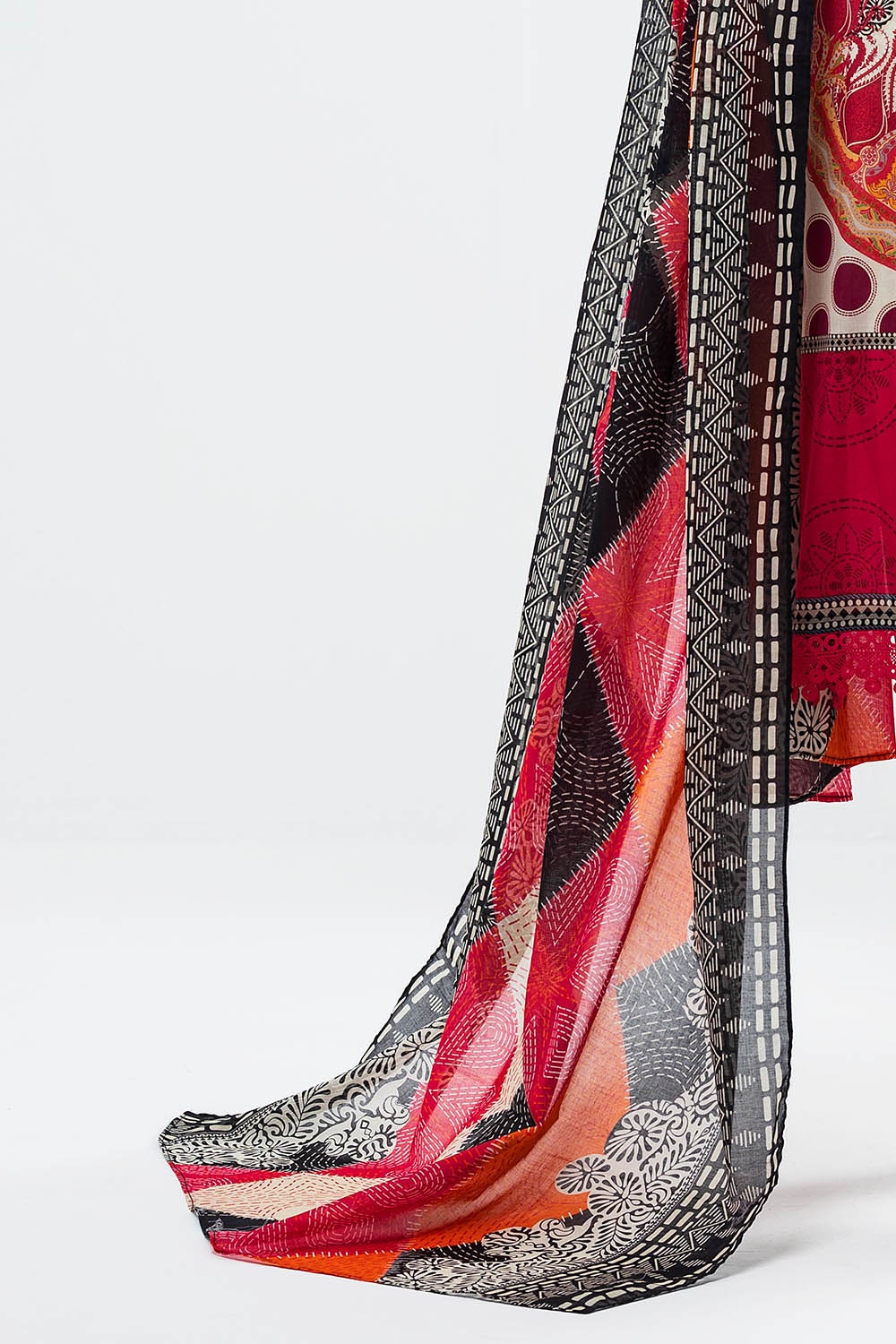 3 Piece Unstitched Printed Lawn Suit