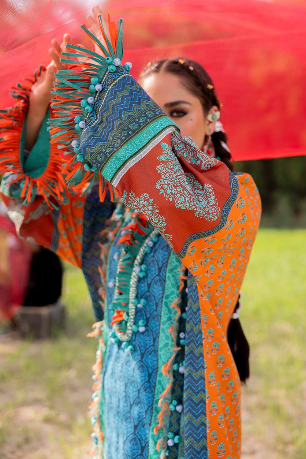2 Piece Unstitched Printed Lawn Suit