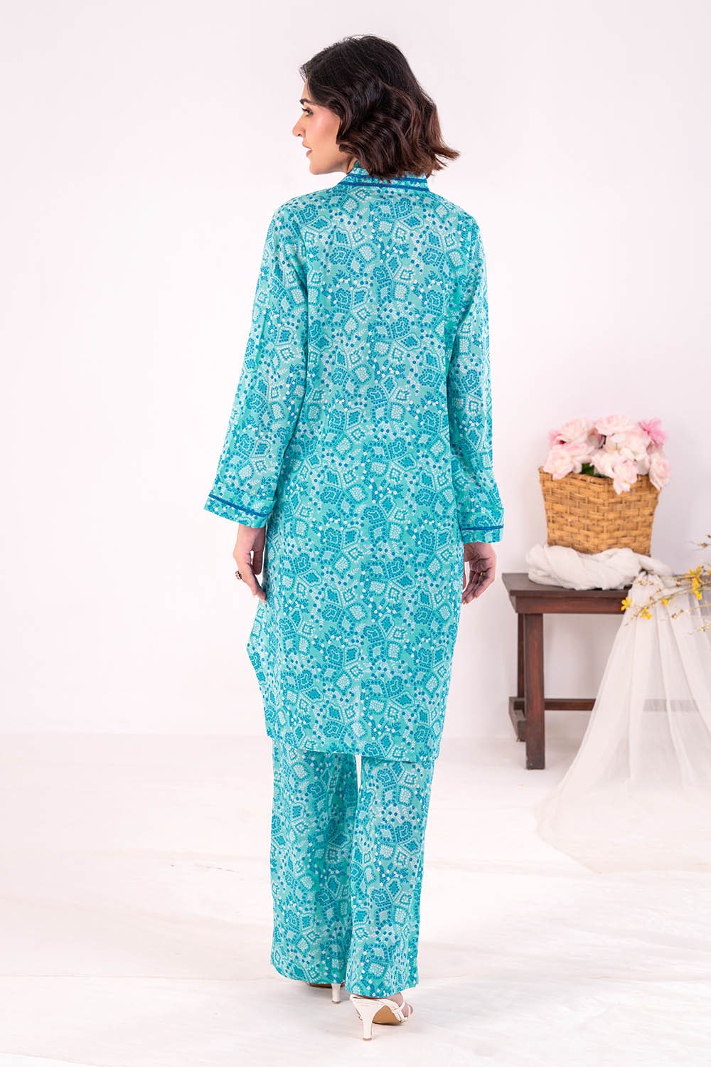 2 Piece Unstitched Printed Lawn Suit
