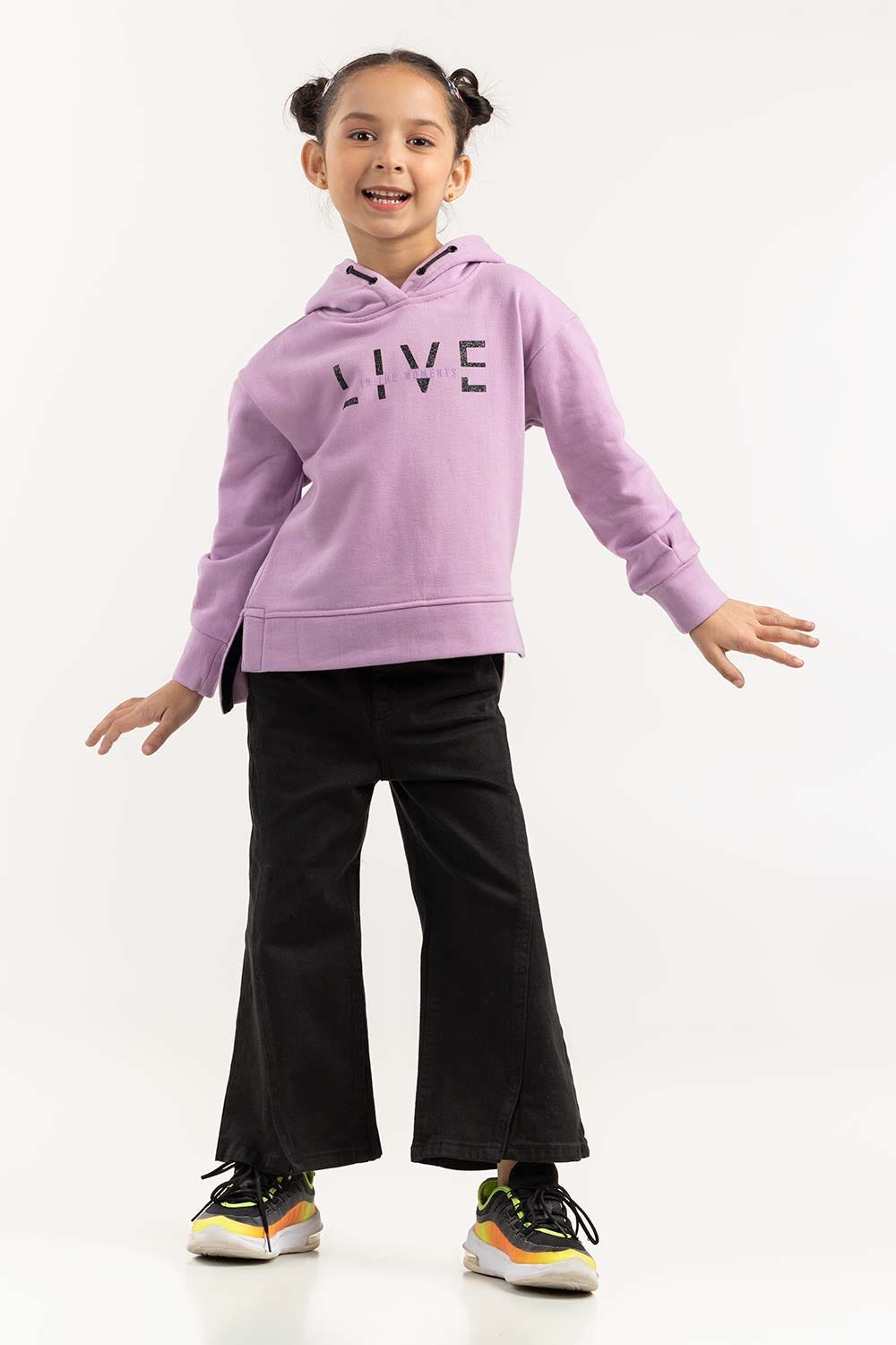 Toddler Girl Purple Hoodie