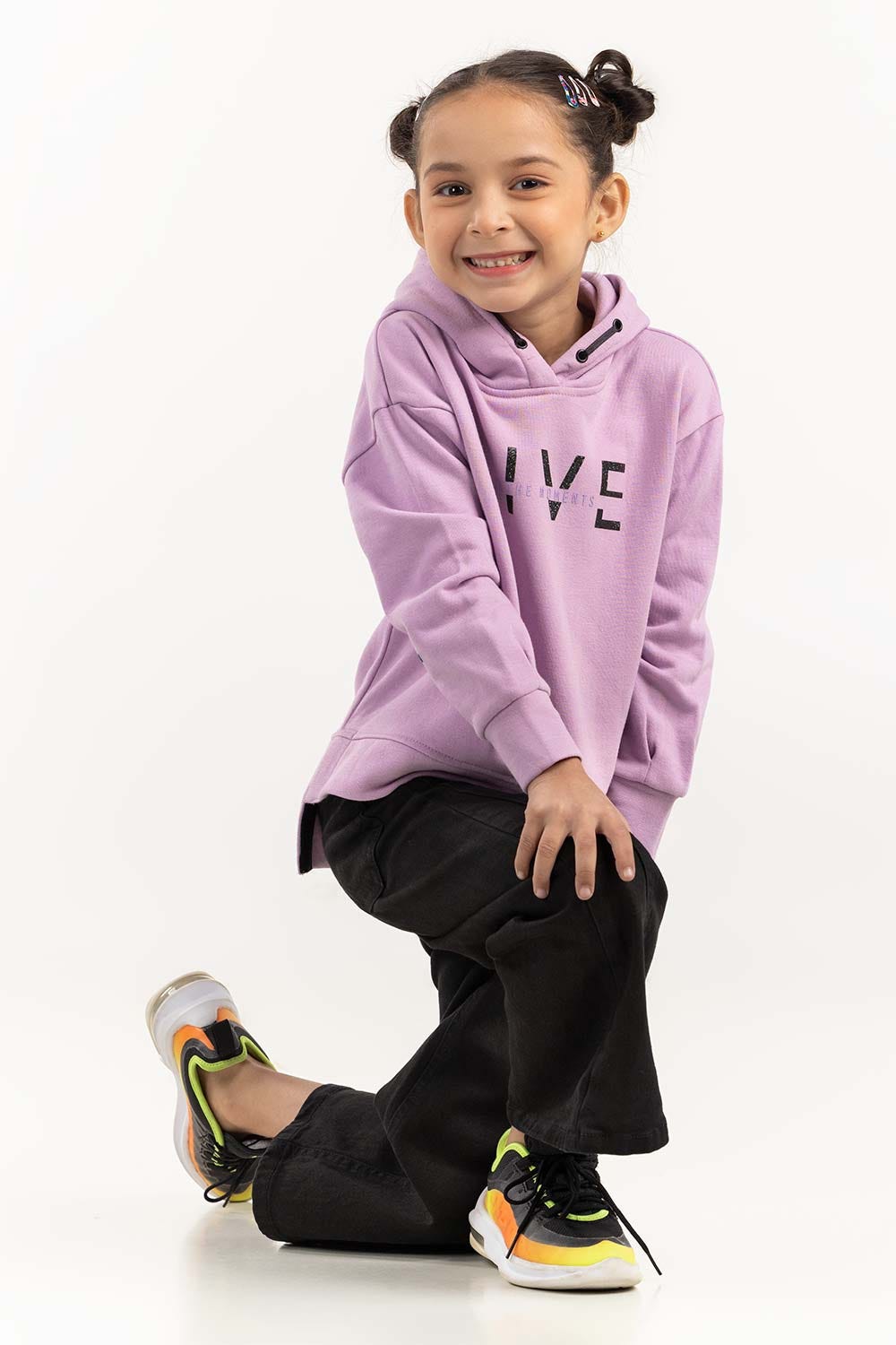 Toddler Girl Purple Hoodie