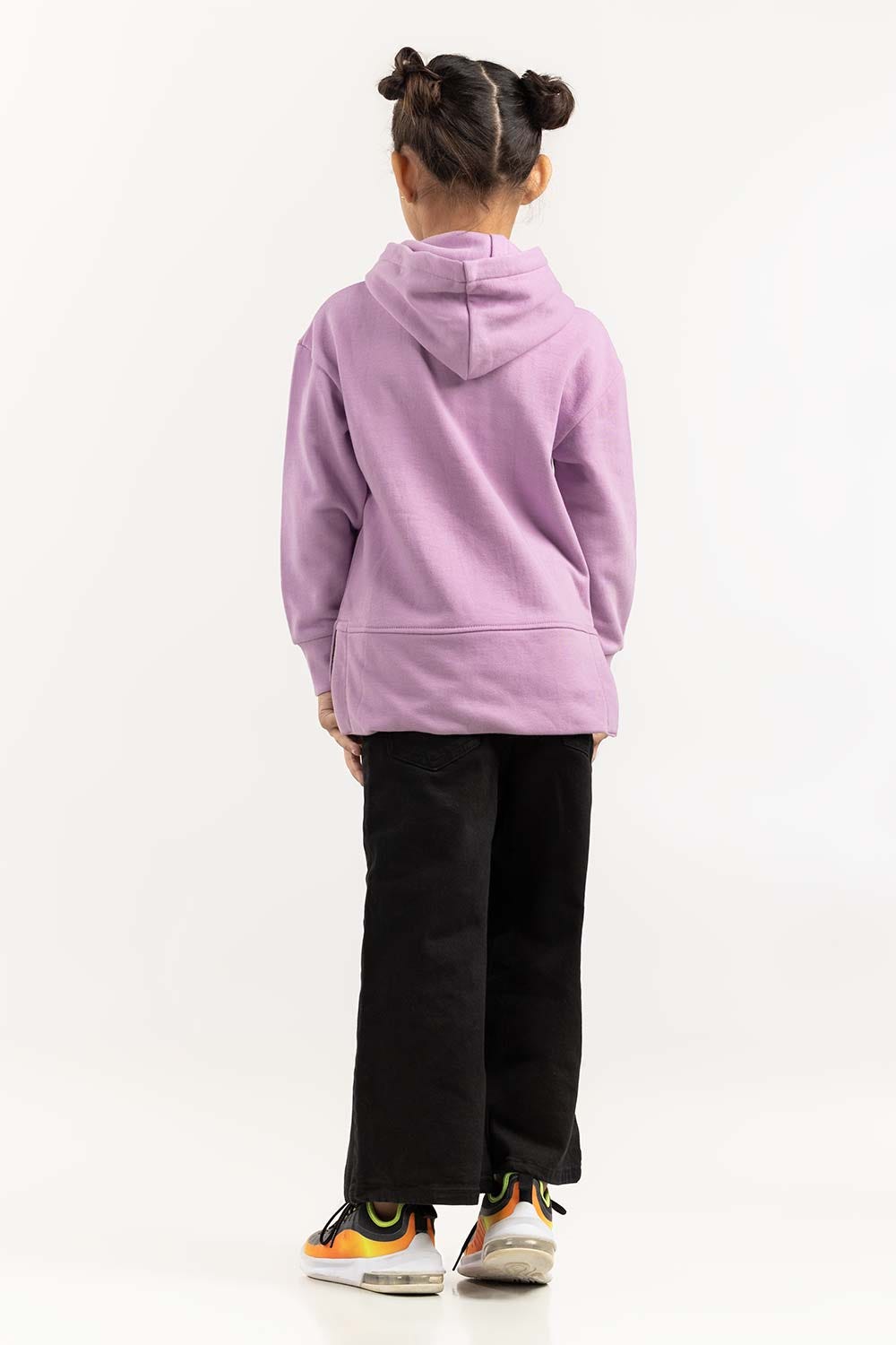 Toddler Girl Purple Hoodie