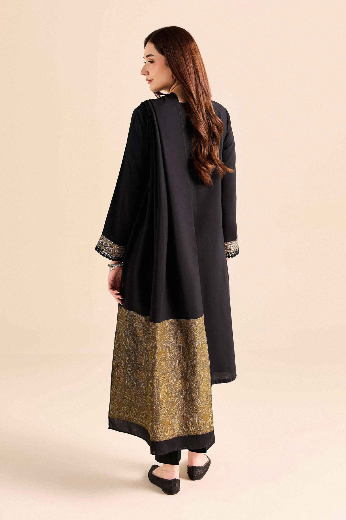 3 Piece - Embroidered Suit - PW25-472