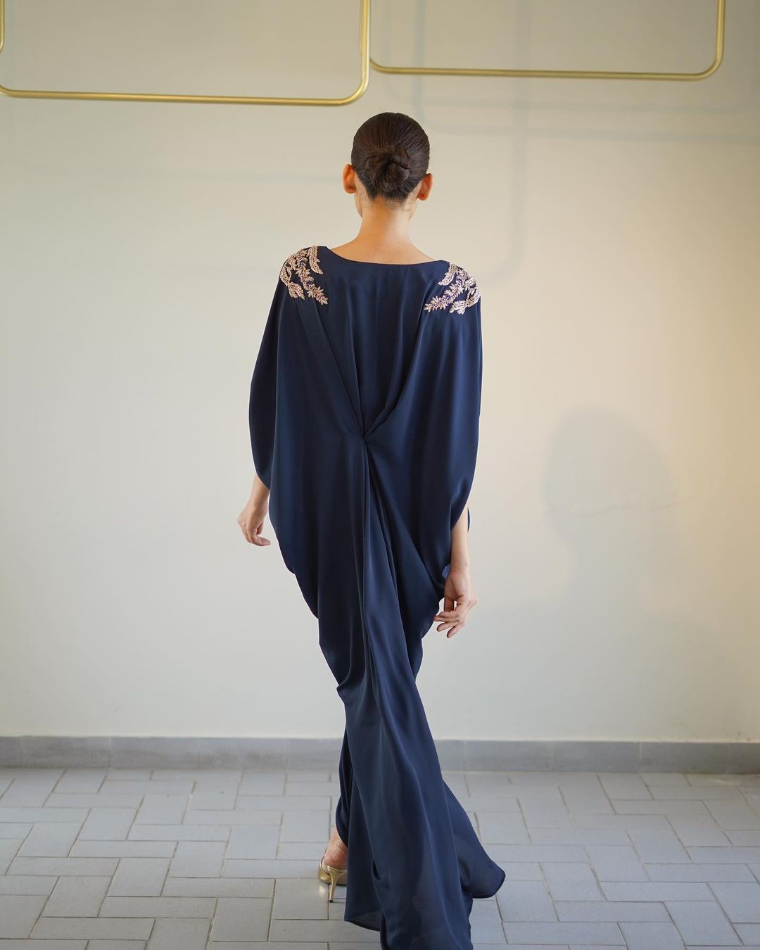 Regalia Navy Kaftan-Semi Formal'25