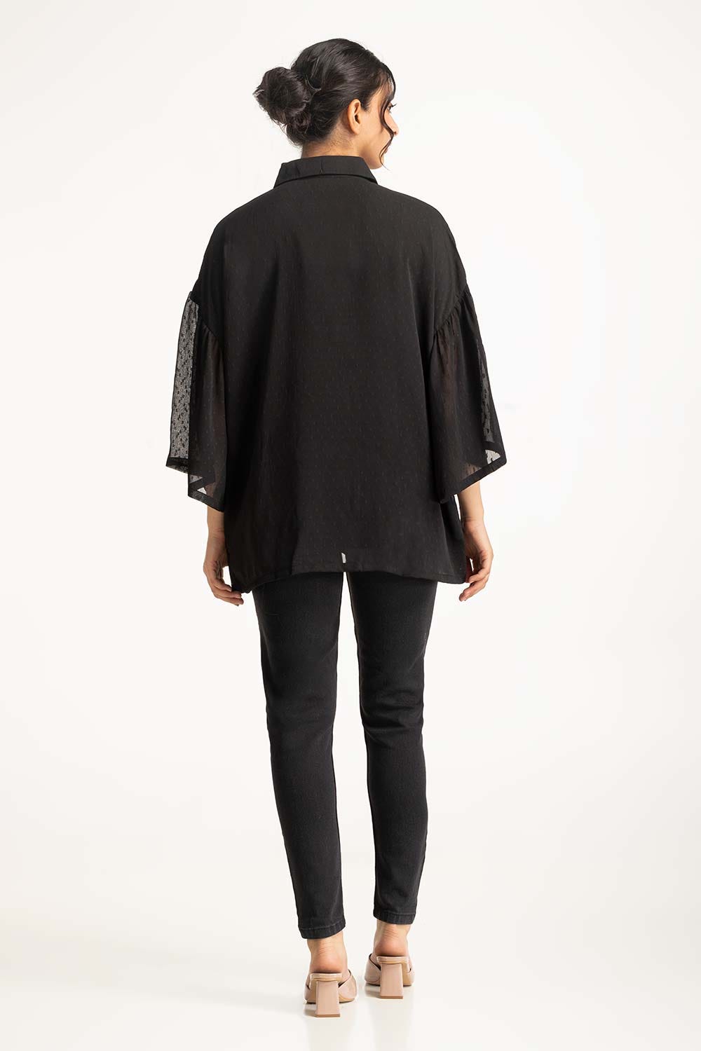 Relaxed sheer shirt